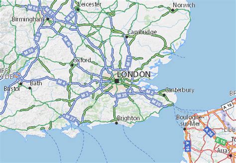MICHELIN Greater London map .